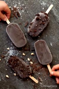 1 Bar Chocolate or Caramel Covered Ice Cream Bar or Stick (with Nuts)