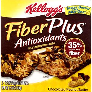 1 Bar Granola Bar, Fiberplus Antioxidants, Peanut & Dark Chocolate