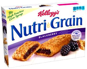 1 Bar Nutri-Grain Cereal Bar, Blackberry