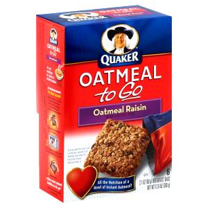 1 Bar Oatmeal To Go, Oatmeal Raisin