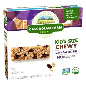 1 bar Organic Oatmeal Raisin Bar (Kid-Sized)