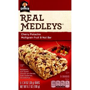 1 bar Real Medleys Multigrain Fruit & Nut Bars - Cherry Pistachio