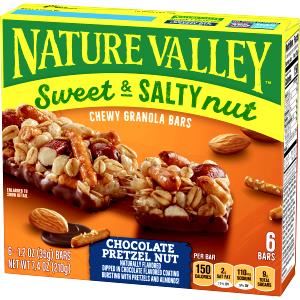 1 Bar Sweet & Salty Granola Bars With Pretzels