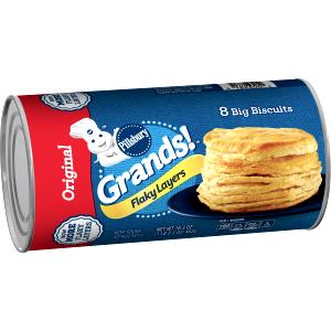 1 Biscuit (2-1/4" Dia) Lowfat Baking Powder or Buttermilk Biscuit (from Refrigerated Dough)