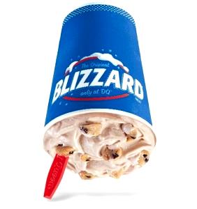 1 blizzard (92 g) Chocolate Chip Cookie Dough Blizzard (Medium)