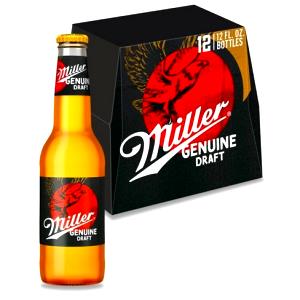 1 bottle (12 oz) Genuine Draft Beer