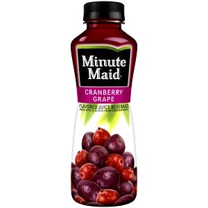 1 bottle (15.2 oz) Cranberry Grape Flavored Juice Beverage