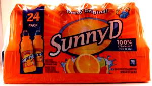 1 bottle (333 ml) SunnyD Orange Tangy Original Citrus Punch