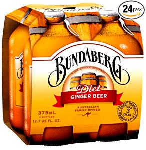 1 bottle (375 ml) Diet Ginger Beer