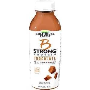 1 bottle (450 ml) Strong Protein Chocolate 70% Less Sugar