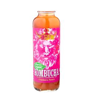 1 bottle (473 ml) Cranberry Peach Kombucha