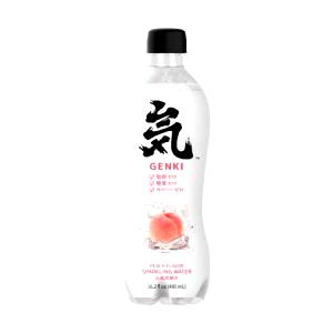 1 bottle (480 ml) Peach Flavor Sparkling Water