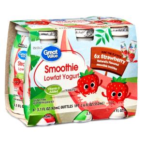 1 bottle (6.3 oz) Strawberry Yogurt Smoothie