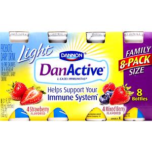 1 Bottle Danactive, Mixed Berry, Light