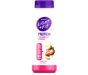 1 Bottle Light & Fit 0% Smoothies, Strawberry-Banana