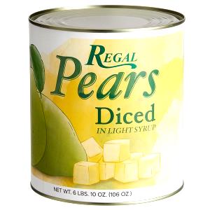 1 bowl (113 g) Diced Pears in Light Syrup