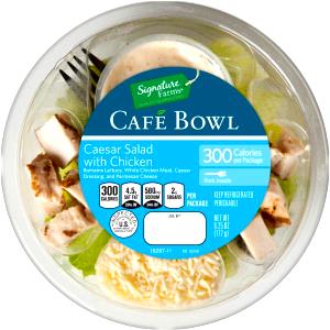 1 bowl (177 g) Café Bowl Chicken Caesar Salad