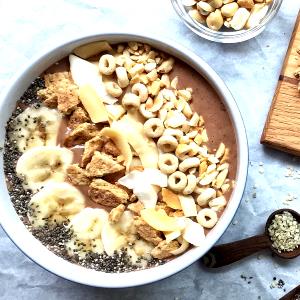 1 bowl (180 g) Peanut Butter, Banana, & Cacao Oats