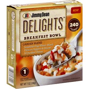 1 bowl (198 g) Delights Garden Blend Breakfast Bowl