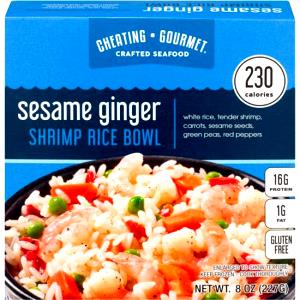 1 bowl (227 g) Sesame Ginger Shrimp Rice Bowl