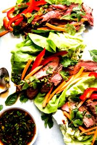 1 bowl (241 g) Power Steak Lettuce Wraps