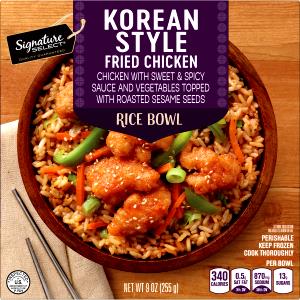 1 bowl (255 g) Korean Style Fried Chicken Rice Bowl