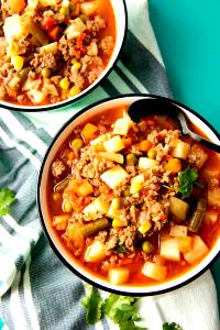 1 bowl (269 g) Vegetable Beef Soup (Bowl)