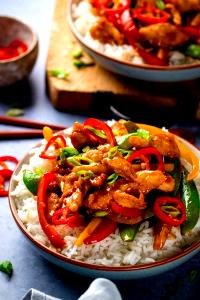 1 bowl (284 g) Stir-Fry Chicken