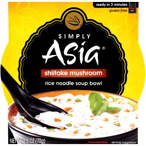 1 bowl (70 g) Shiitake Mushroom Rice Noodle Soup Bowl