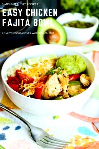 1 bowl Chicken Fajita Bowl (Flour)