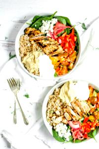 1 bowl Mediterranean Grain Bowl with Chicken