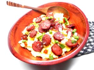 1 bowl Scrambled Egg with Sausage Bowl