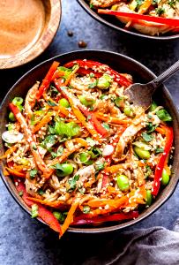 1 Bowl Sesame Chicken Soup Bowl