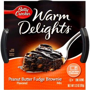 1 Bowl Warm Delights, Peanut Butter Fudge Brownie Mix