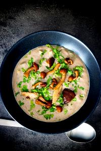 1 bowl Wild Mushroom Cream Soup (Bowl)