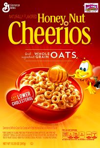 1 box (23 g) Honey Nut Cheerios (Box)