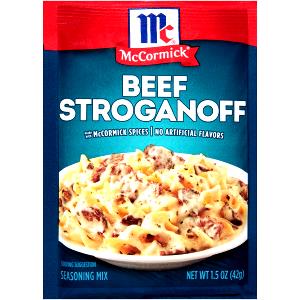 1 Box (3.2 Oz), Dry, Yields Vegetarian Stroganoff (with Meat Substitute)