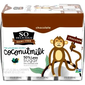 1 Box Coconut Milk, Single Serve, Chocolate