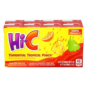 1 Box Tropical Punch, Juice Box