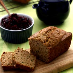 1 bread (85 g) Zucchini Walnut Loaf