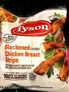 1 breast (3 oz) Blackened Chicken Breast