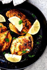 1 breast (4 oz) Lemon Herb Chicken Breasts