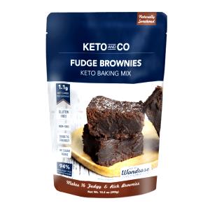 1 brownie prepared (18 g) Fudge Brownies Keto Baking Mix