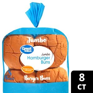 1 bun (2.5 oz) Jumbo Hamburger Buns