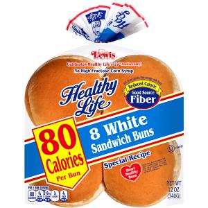 1 bun (42 g) Light Sandwich Buns 97% Fat Free