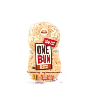 1 bun (43 g) 100% Multi-Grain Thin Style Buns