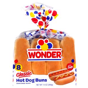 1 bun (43 g) Crushed Wheat Hot Dog Buns