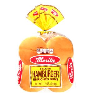 1 bun (43 g) Sliced Enriched Hamburger Buns