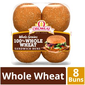 1 bun (43 g) Thin Style Buns Made with Whole Grain White