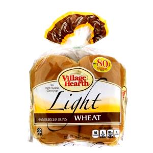 1 bun (46 g) Light Wheat Hamburger Bun